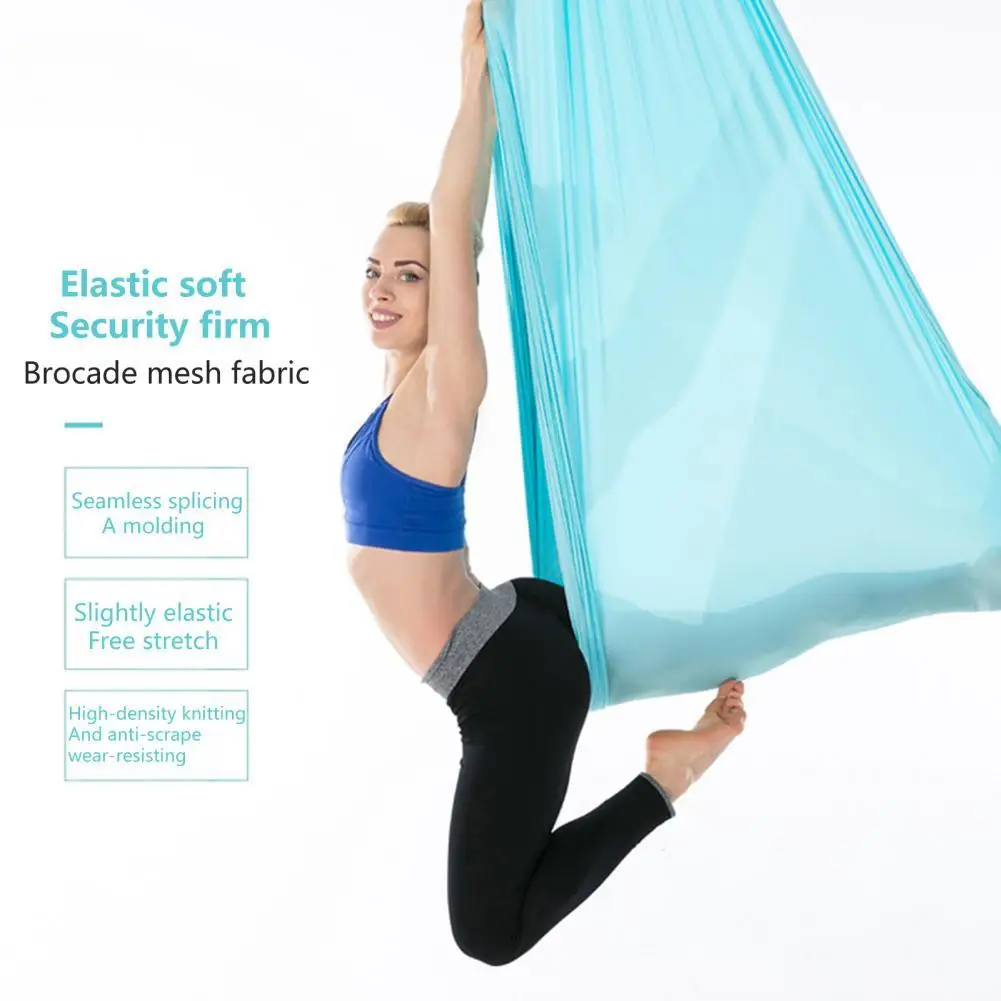 

Swing Hammock Easy to Carry Yoga Hammock Ultralight Anti-scratch Great Strong Load Bearing Aerial Hammock