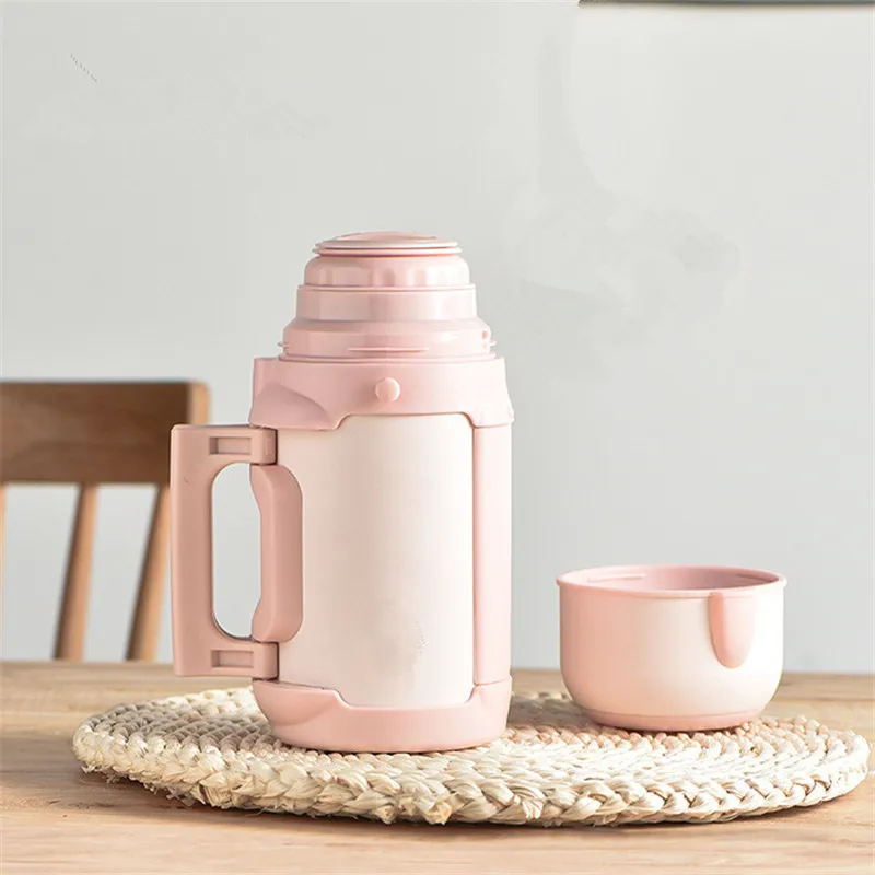 Бытовой термос большой емкости для сохранения тепла 1000 мл встроенный бутылка