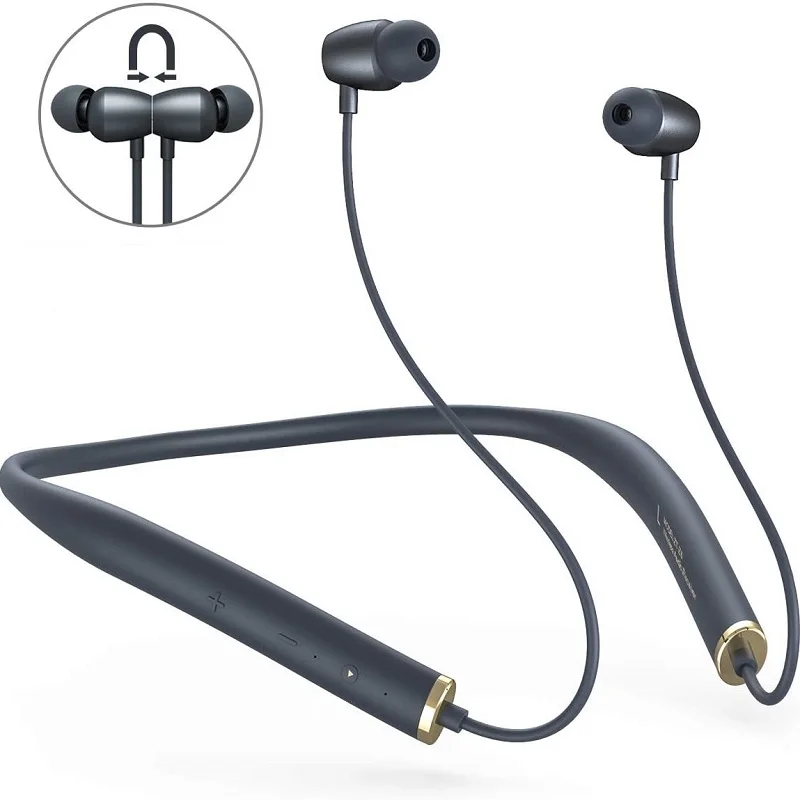 

Sport Bluetooth Earphones 12 Hours Playtime Waterproof Sweat-Resist Earbuds In-ear Neckband Powerful Wireless Headset for Runing