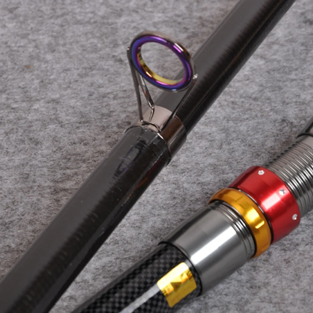

Spinning Fishing Rod 1.8m-3.6m Carbon Fiber Travel Sea Pole Telescopic Fishing Rod Folding Sea Fishing Rod for Max 5kg Fish