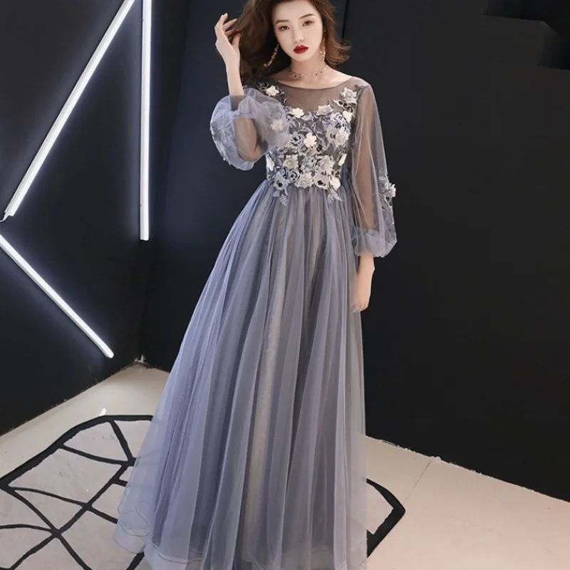 Новое поступление женское вечернее длинное платье элегантное Открытое размера