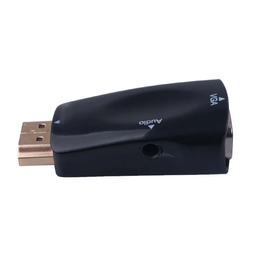 Elistooop преобразователь HDMI совместимый с аудиокабелем для ПК ноутбуков планшетов