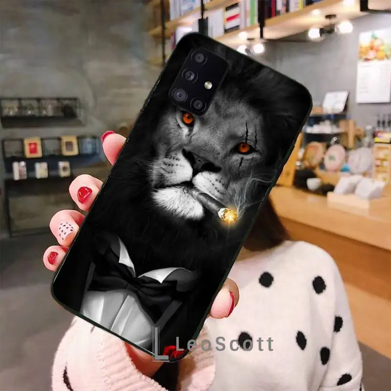 

Man Suit Shirt Tie Phone Case For Samsung A32 A51 A52 A71 A50 A12 A21S S10 S20 S21 Plus Fe Ultra
