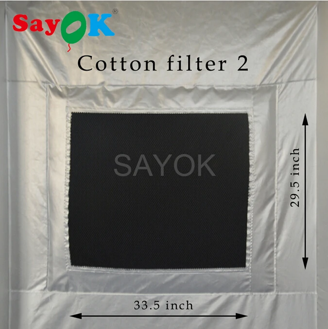 

Cotton Filter Fit for 6x3x2.5m/20x10x8ft Inflatable Spray Paint Booth