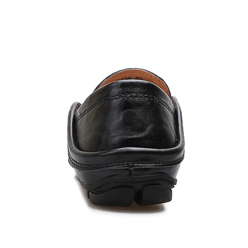 Brand Autumn Winter Warm Fur Leather Flats Loafers Mens Moccasins Casual shoes Fashion Slip On Driving Shoes Size 37-47 | Обувь
