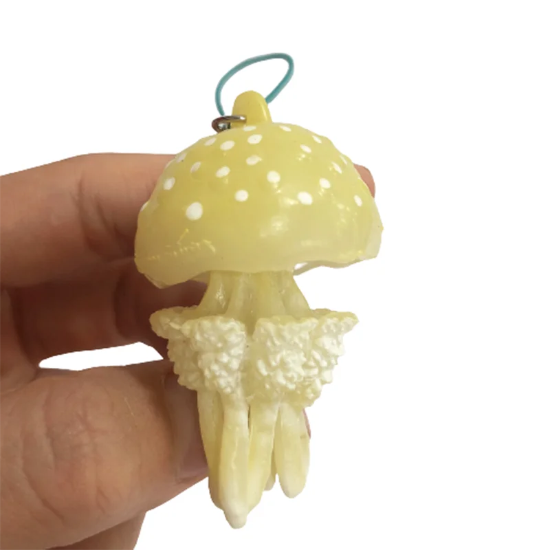 Симпатичная игрушка антистресс мягкая медуза в форме медленно забавного брелка