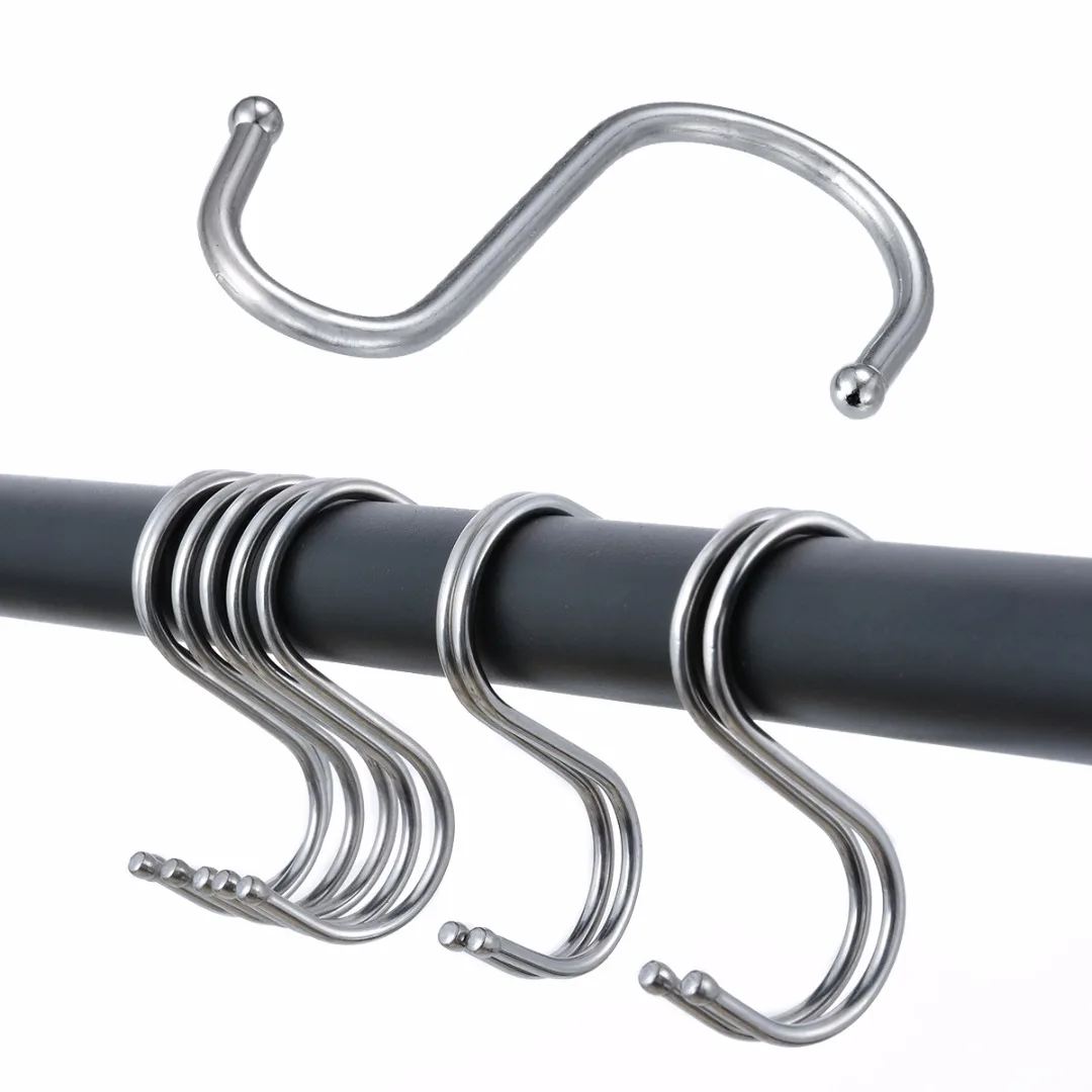 Новые s образные домашние крючки Mayitr для ванной одежды полотенце кухни горшок