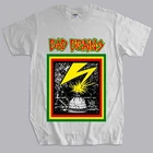 Мужские Роскошные хлопковая футболка с надписью Bad Brains-первый альбом официальный хардкор черный флаг в стиле панк Мужская футболка с длинными рукавами, женские топы, футболки