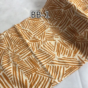 BB-1 Тонкая летняя рубашка, материал: Цветочный лен, хлопок, креп, ткань 100*145 см - Цвет: BB-1