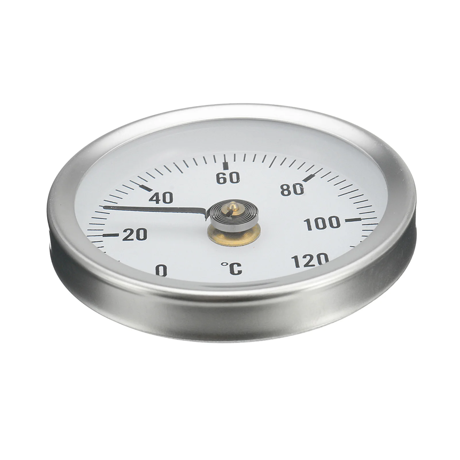 

63mm Clip-on Pipe Thermometer Temperature Gauge With Spring 0-120 Hot Water Pipe Thermometer