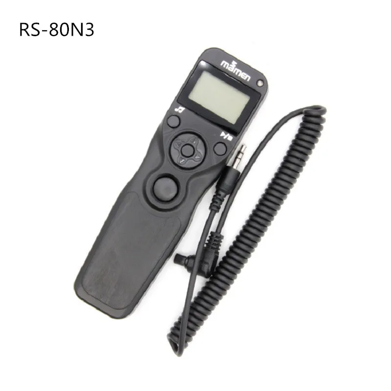MAMEN MC-DC2 MC-30 RS-60E3 RS-80N3 фотографии Камера пульт дистанционного управления спуском фотографического затвора с Камера пульт дистанционного управления Шнур для цифровой зеркальной камеры Canon Nikon