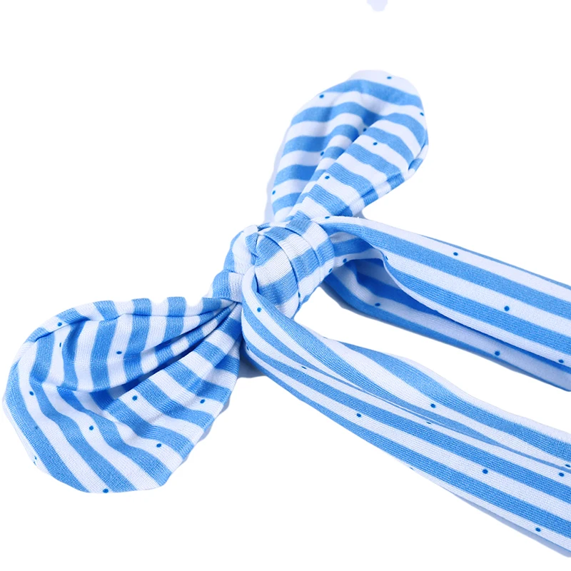 Повязка на голову в горошек с бантом и принтом Аксессуары для волос маленьких