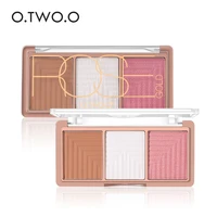 o two o 3 colors highlighter powder glitter palette makeup glow face contour shimmer illuminator ginger highlight cosmetics