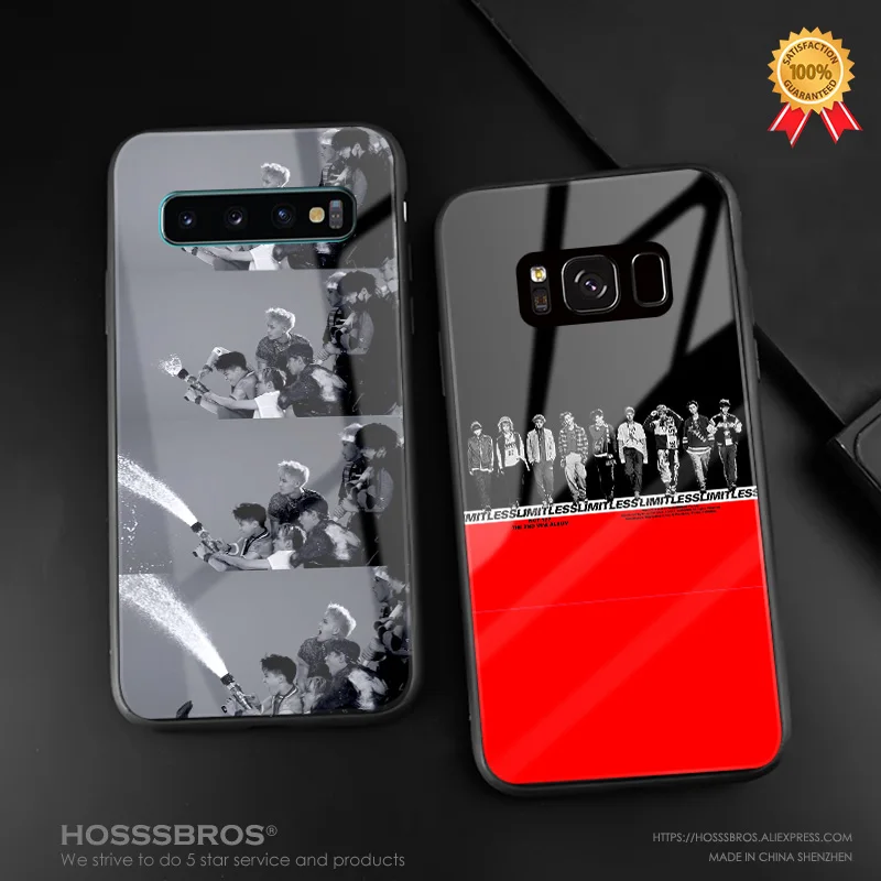NCT 127 Kpop Модный мягкий силиконовый стеклянный чехол для телефона Samsung Galaxy S8 S9 S10e S10