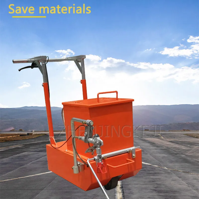 Ручной асфальтовый дорожный днище масленка маленькая маркировочная машина