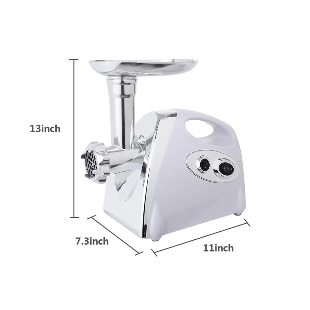 

2 Speeds Stainless Steel Capacity Electric Chopper Meat Grinder Mincer Food Processor Slicer Meat Grinder Sausage Maker