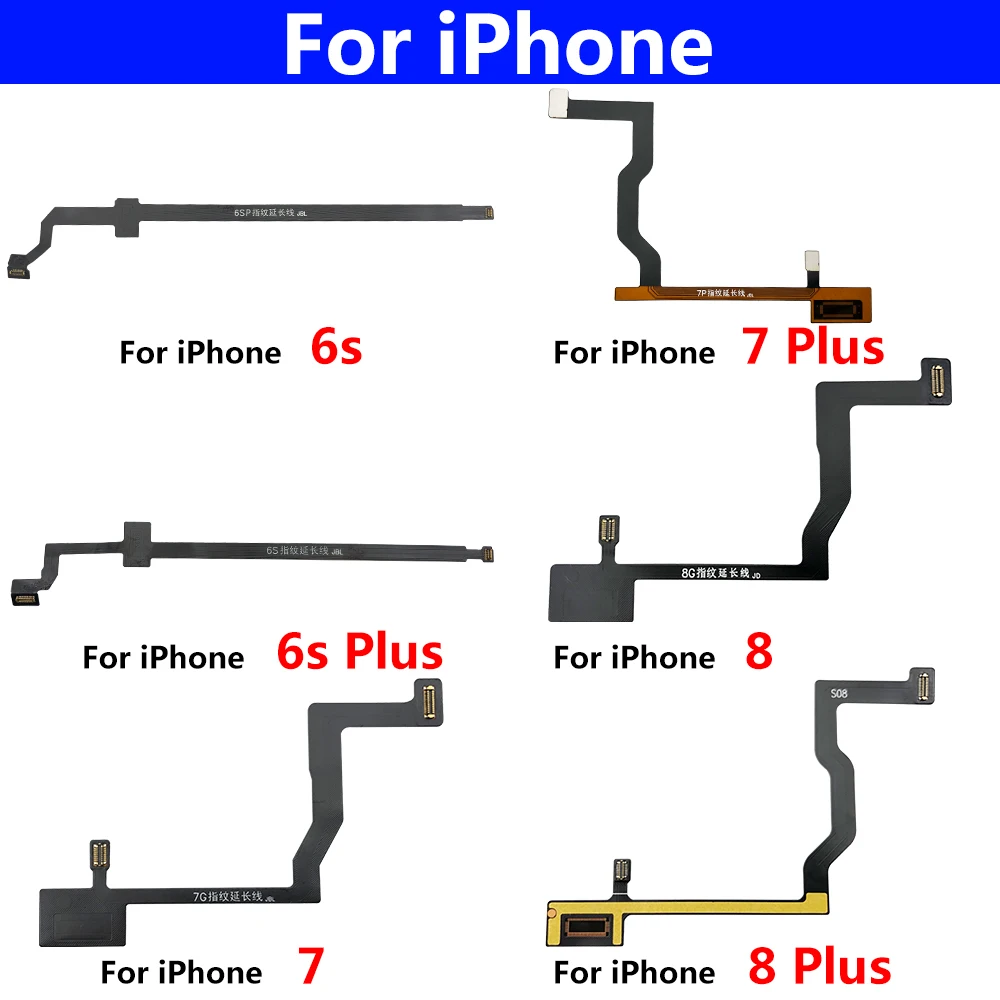 

50Pcs, Home Touch ID Return Fingerprint Button Motherboard Connection Connector Flex Cable For iPhone 6 6G 6S 7 7G 8 8G Plus