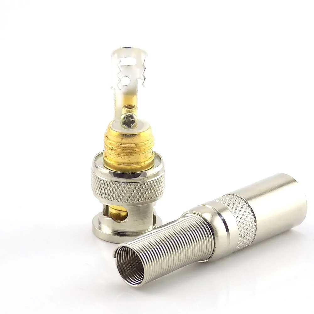 Коннектор BNC папа для адаптера поворотный коаксиальный кабель RG59 аксессуары