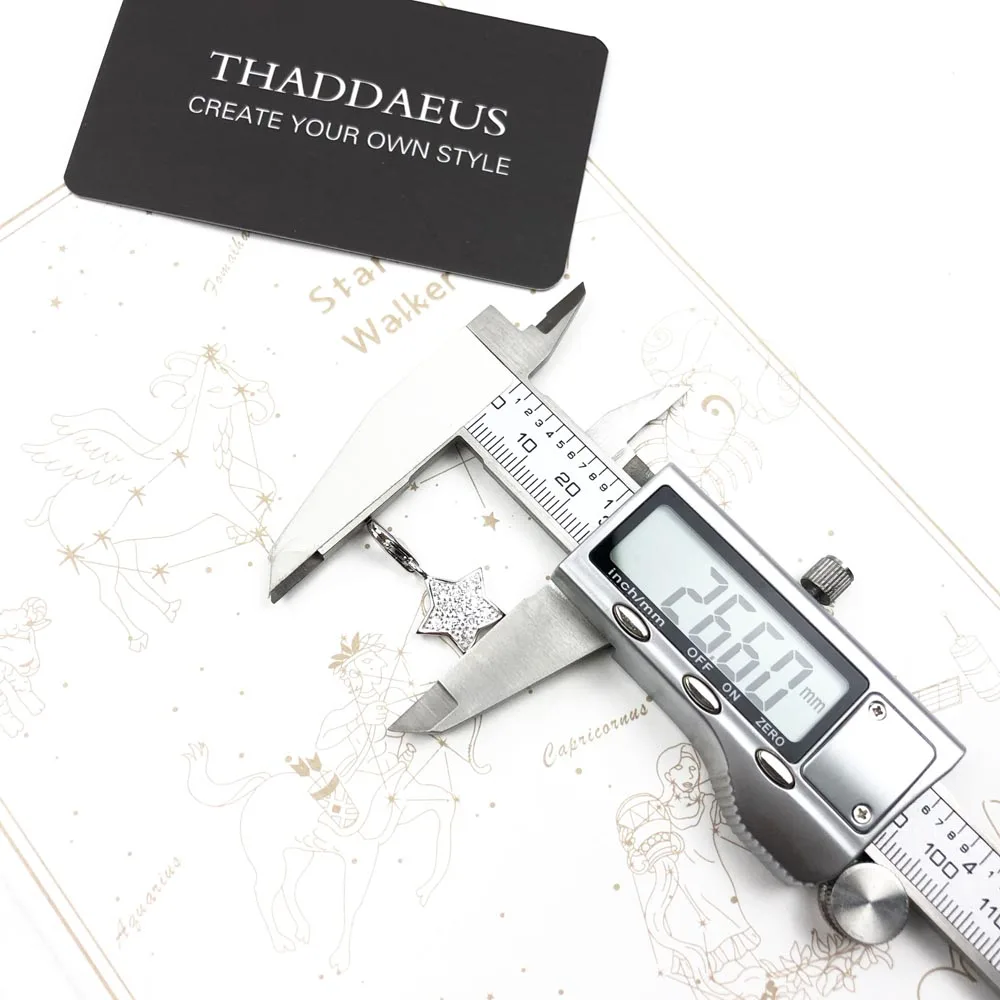 Подвеска звезда для мужчин и женщин подвеска из серебра 2020 пробы браслета весна