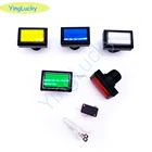 1 шт. треугольная кнопка, светодиодный прямоугольная кнопка, 45 мм круглая кнопка аркадная кнопка для аркадного шкафа, игровой автомат, куклы