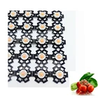 Светодиодный чип для выращивания растений, 10 шт., 1 Вт, 3 Вт, полный спектр, 400 нм  840 нм, без печатной платыс печатной платой 20 мм