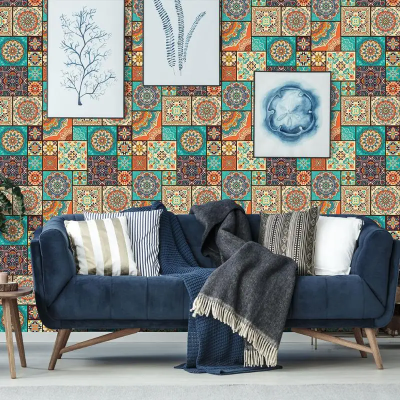 Современный Стиль 3D наклейки для настенной плитки Водонепроницаемый самоклеящаяся кухня ванная Туалетная