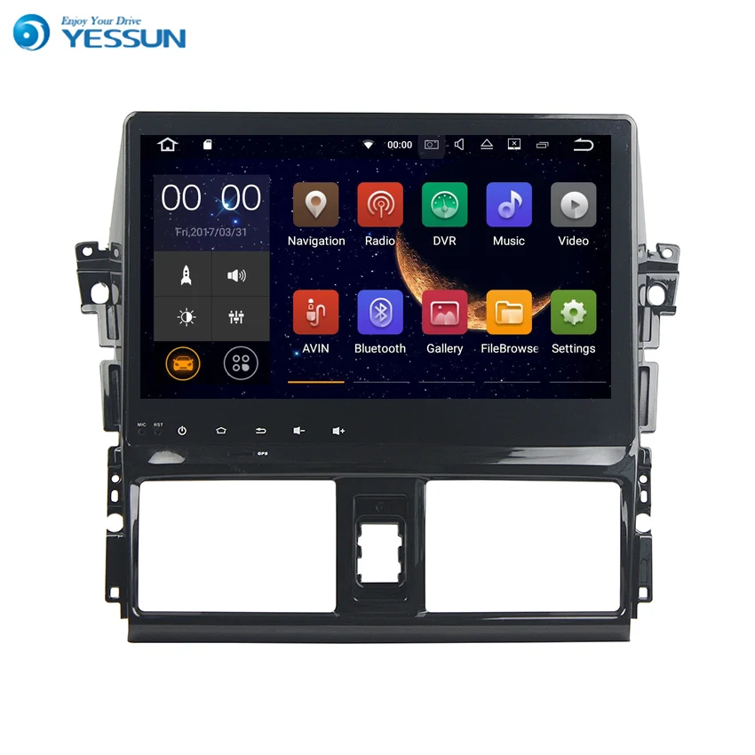 YESSUN для TOYOTA VIOS / YARIS Belta 2013 ~ 2016 Android автомобильный GPS навигатор плеер мультимедийный
