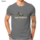 Оптовая продажа Skydiver - basejumper Мужская Высокая Футболка с принтом черная белая мужская одежда в стиле панк 98164