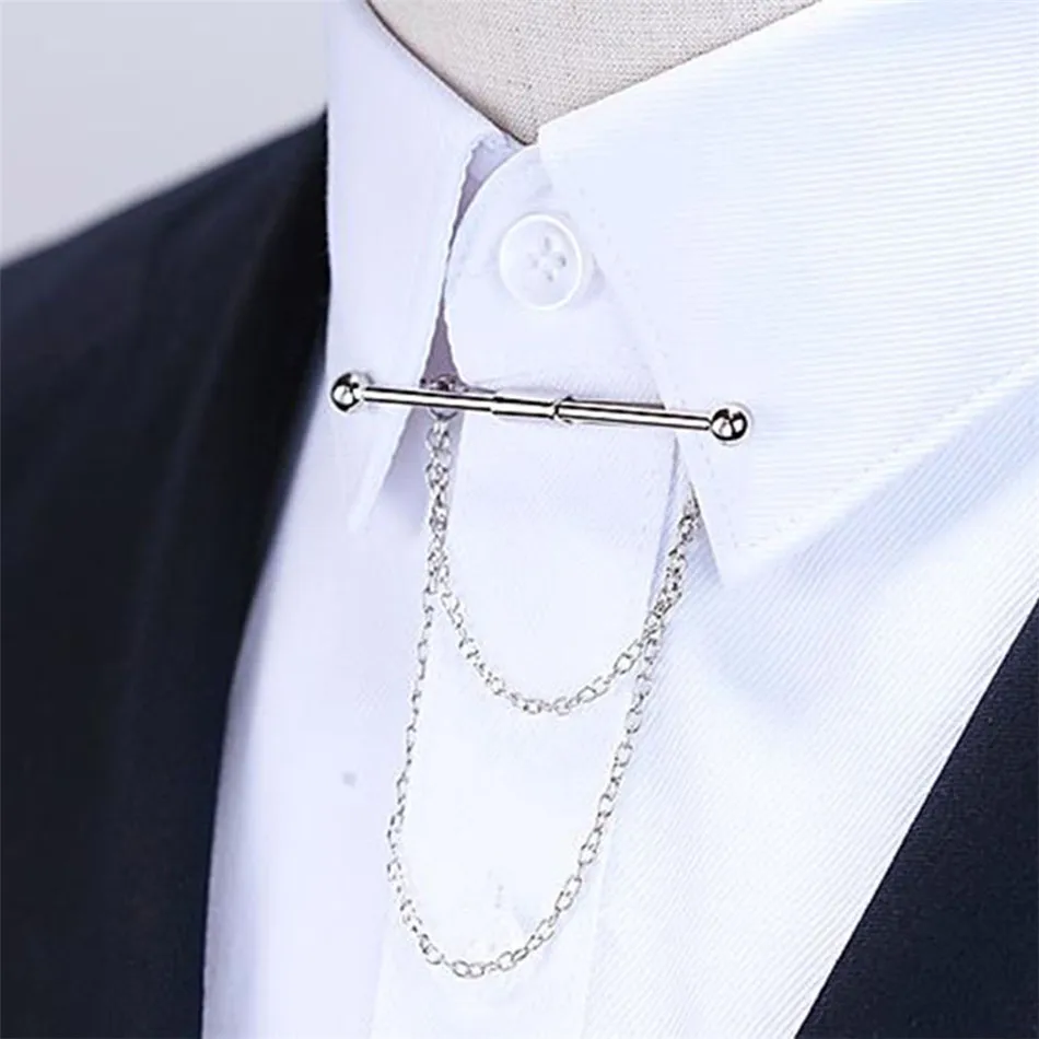 Мужская булавка для воротника зажим галстука рубашки свадебный подарок