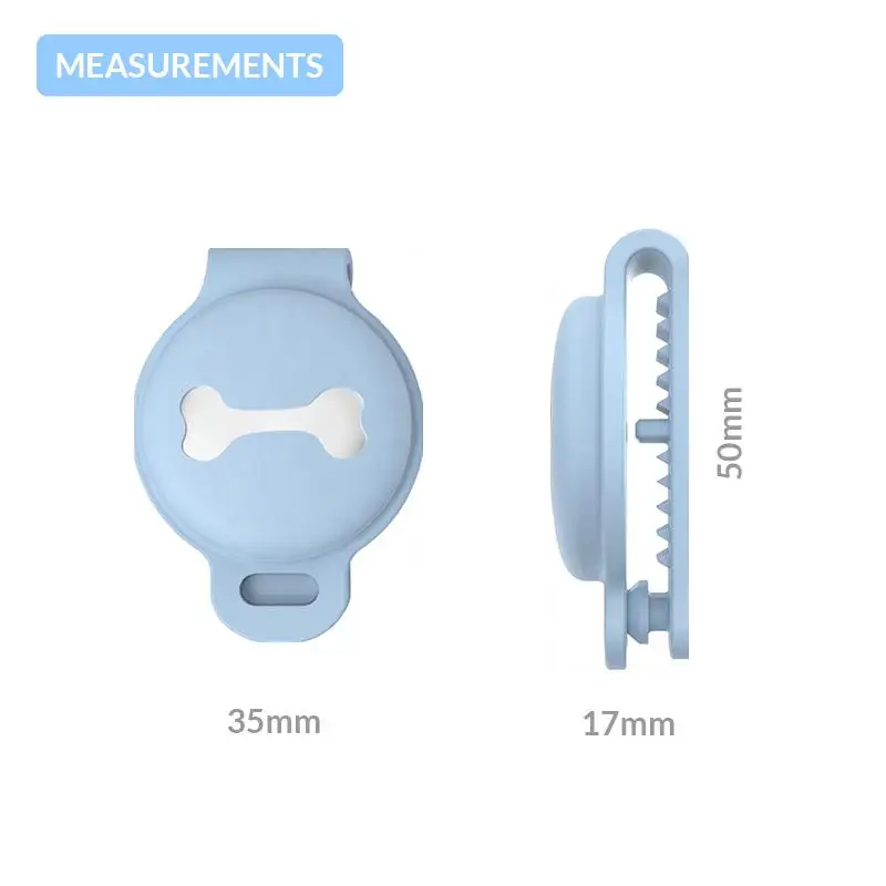 

Protective Case For Airtags 2021 Tracking Silicone Case for dog Soft Anti-loss Apple Air tags Silicone Case