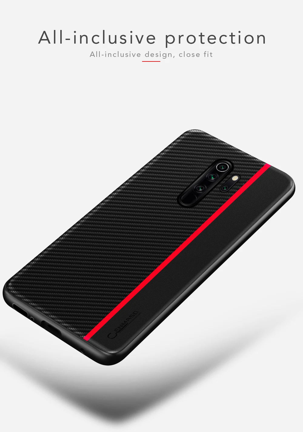 Для Redmi Note 8 Pro чехол Оригинальное углеродное волокно PU кожаный защитный чехол для Xiaomi Redmi Note 8 Pro Note 7 5 K20 Pro Чехол