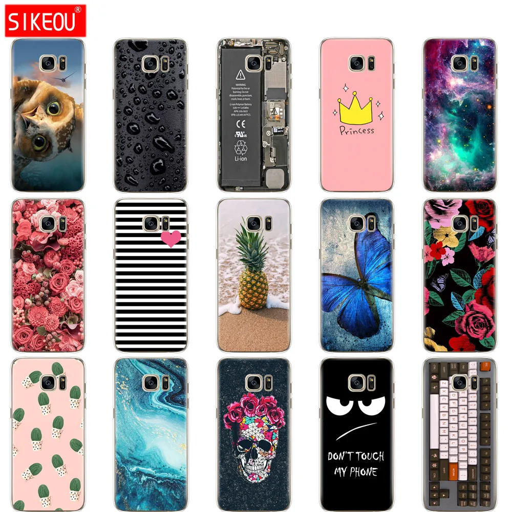 Силиконовый чехол для Samsung Galaxy S6 G920 задняя крышка edge G925F телефона|Бамперы| |