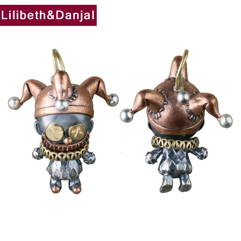 

Ожерелье с куклоном-Клоуном из серебра 925 пробы для мужчин и женщин