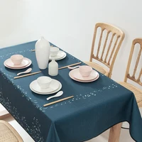 Nordic Simple Fabric Rectangular Tablecloth for Table Diy Customize Home Decor Dining Room Hotel Track on The Table Cloth