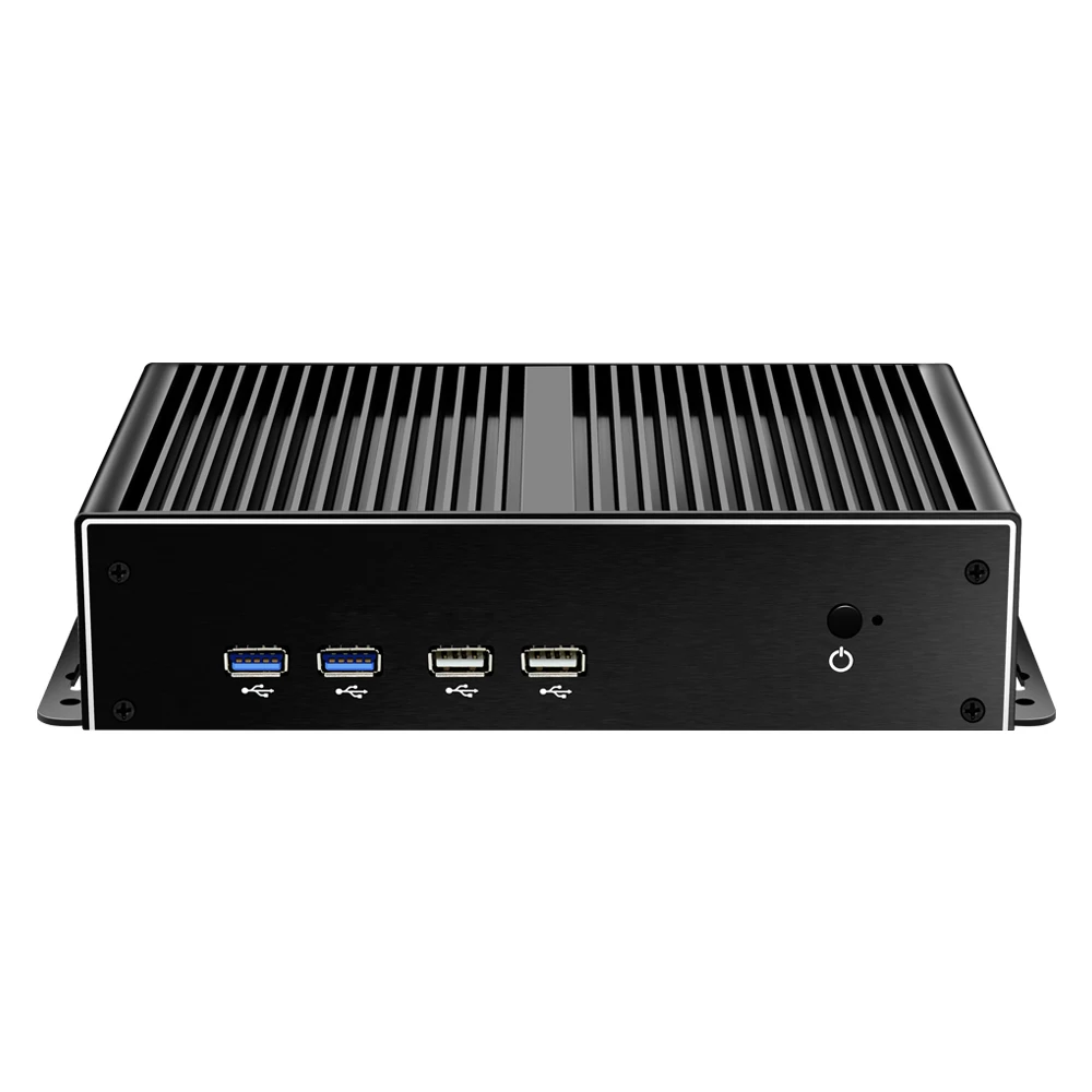 Безвентиляторный промышленный Мини ПК Intel Core i7 4500U i5 4200U i3 4005U Windows 10 2 * DDR3L LAN WiFi 4G LTE 6