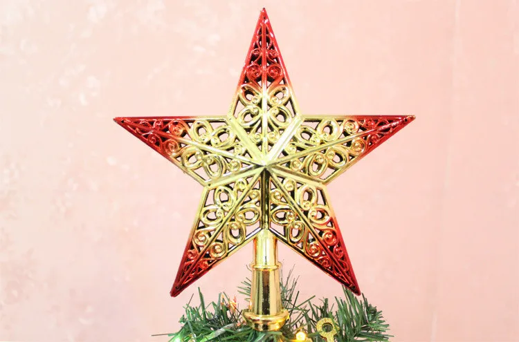 Рождественская елка Topstar для столешницы, рождественские украшения, 1 шт., Рождественская звезда, прекрасные блестящие рождественские украшения для рождества, вечерние A30822