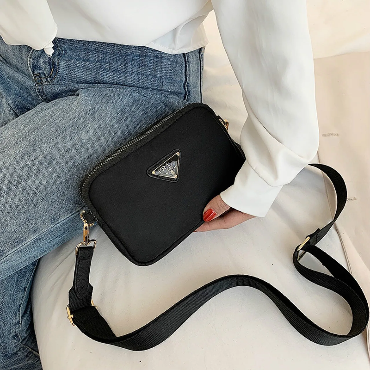 

2021 Small Subaxillary Bags Clutch Handle Bag Women Retro Handbag PU Leather Shoulder Totes Underarm Vintage Top Handle Female