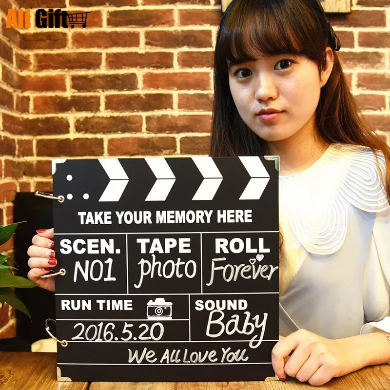 Оригинальный фотоальбом сделай сам Polaroid с ручной вставкой тонкая детская книга