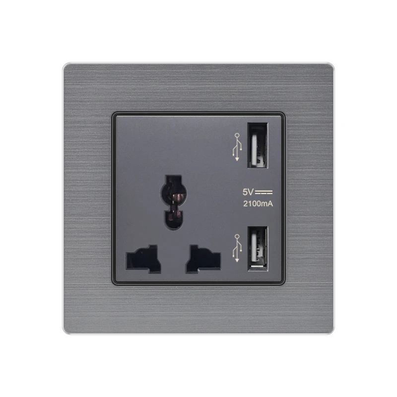 Универсальная Розетка KAMANNI с пятью отверстиями розетка двумя USB портами