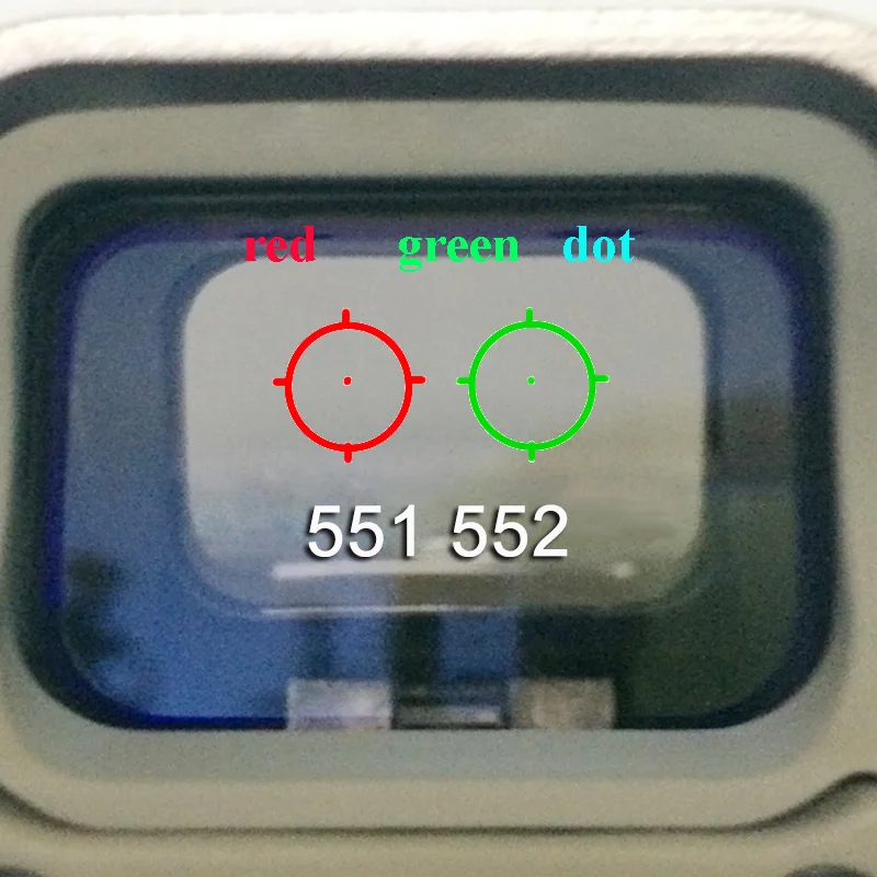 

Оптический прицел для охоты 551 552 553 558 зеленая красная точка