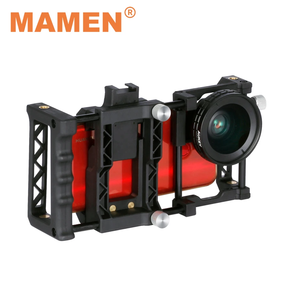 MAMEN фотосъемка комплект мобильный телефон стабилизатор Gimbal держатель с 0.45x 2 в 1