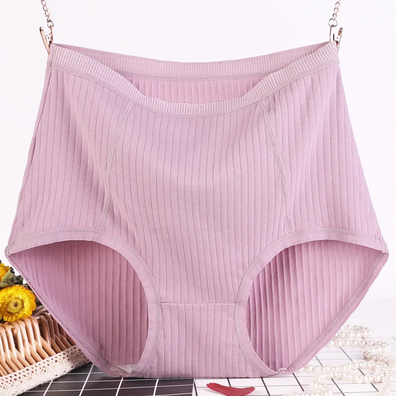 XL ~ 6XL женского нижнего белья нижнее белье размера плюс Трусики с высокой талией