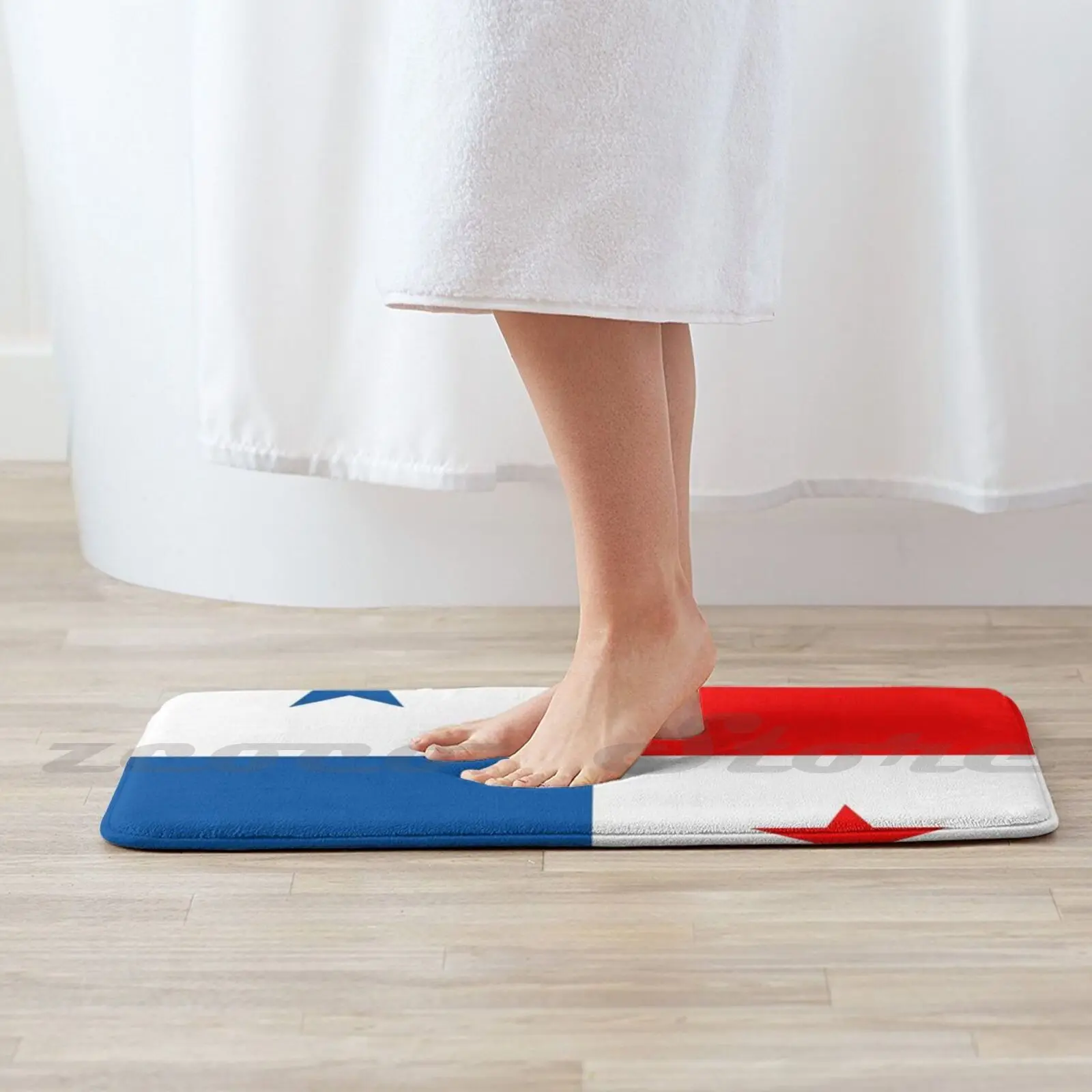 Коврик с флагом противоскользящий мягкий коврик для впитывания воды в Панаму