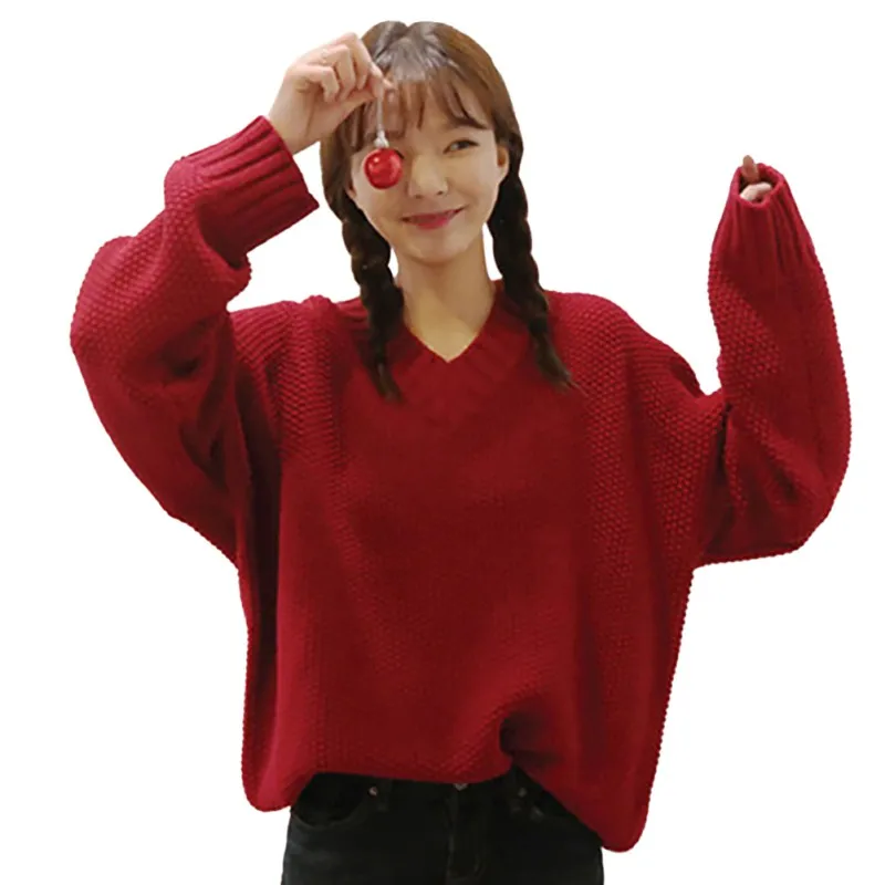 2021 Women Autumn Top Clothes Female Knit Sweater Blouse Ladies Casual Clothing Pullover And Jumper Loose New Arrival | Женская одежда