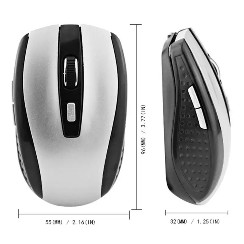USB игровая беспроводная мышь 2 4 ГГц приемник 6 кнопок профессиональная оптическая