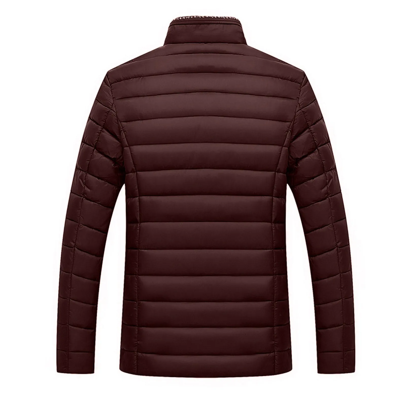 

Jacket Winter Men's Warm Soild Stand Collar Winter Zip Coats Outwear Velvet Cotton Elegant Windbreaker Ladies Jacket Coats D4