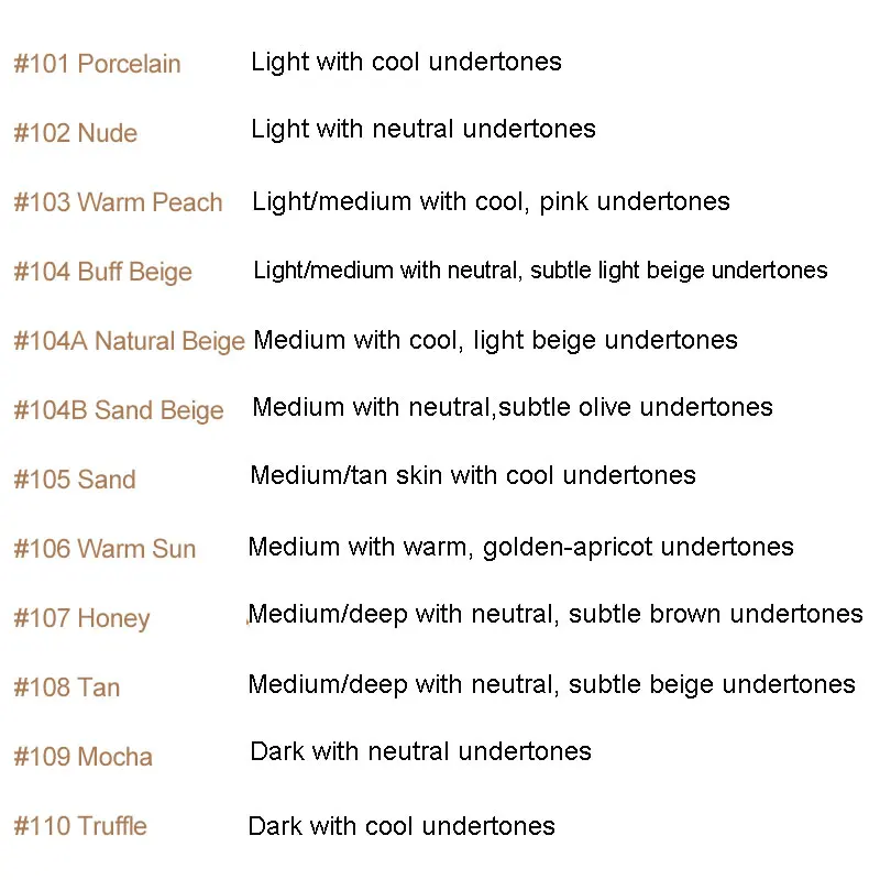 PHOERA Mineral Touch Oil Control Matte Skin-Friendly Liquid Foundation Makeup Full Coverage 24Hour Long Lasting TSLM1 |