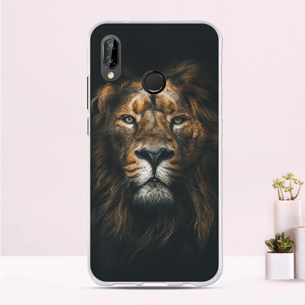 Чехол для Huawei P20 Lite силиконовый чехол защитный телефона задняя крышка Nova 3e 5 84