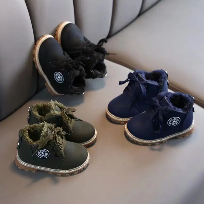 

Зимние Детские кашемировые ботинки в английском стиле