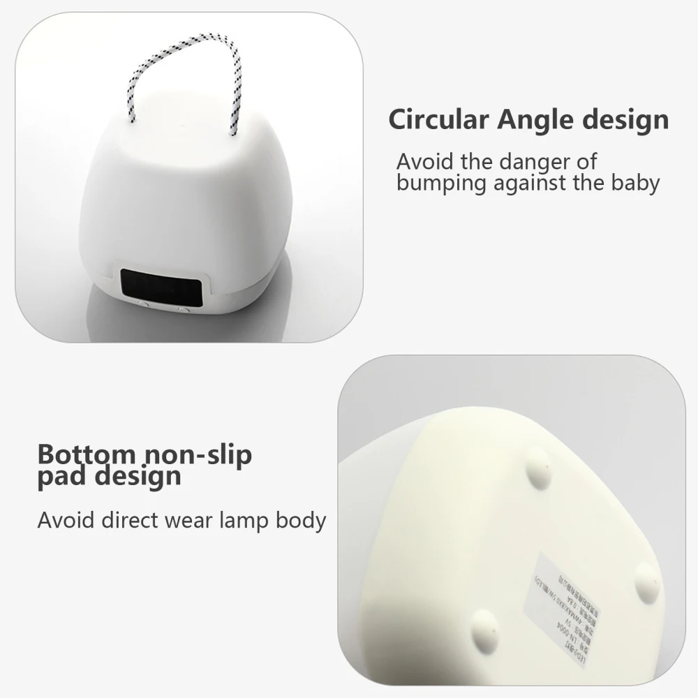 Ночник прикроватная лампа 3 цвета трехцветный пульт дистанционного управления